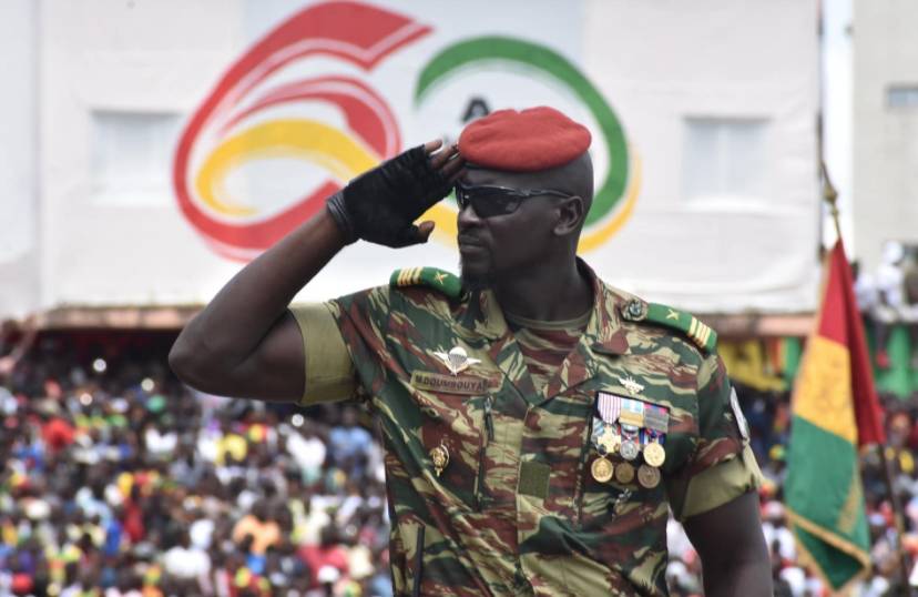 L'auteur du putsch en cours en Guinée, le Colonel Mamady Doumbouya, commandant des Forces spéciales (DR)