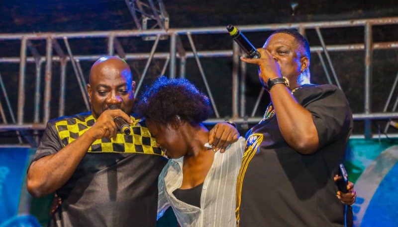 Yode et Siro en concert à Korhogo (DR)