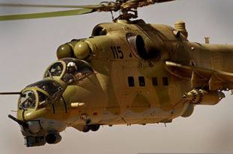 La vue d'un Mi-24. (DR)