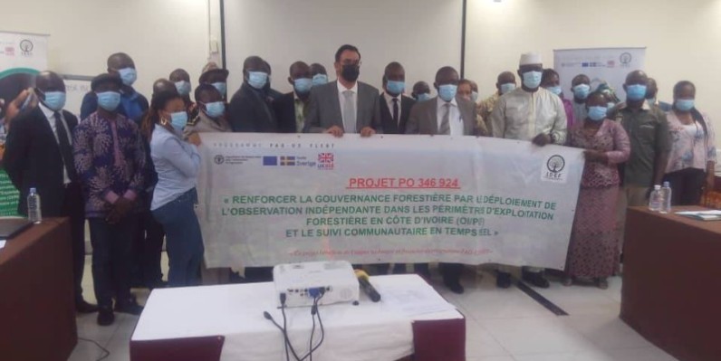 Les participants heureux d'avoir pris part à l'atelier sur le projet Idef. (Dr)