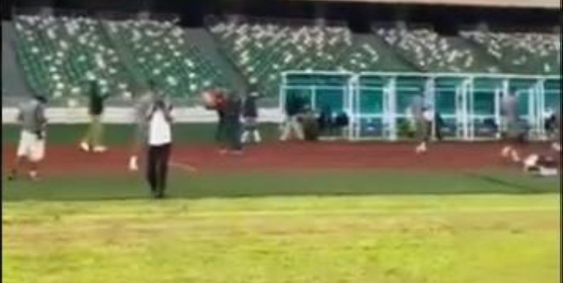 Le stade d'Ebimpé à Anyama est fermé pour cette mise en conformité. (Dr)