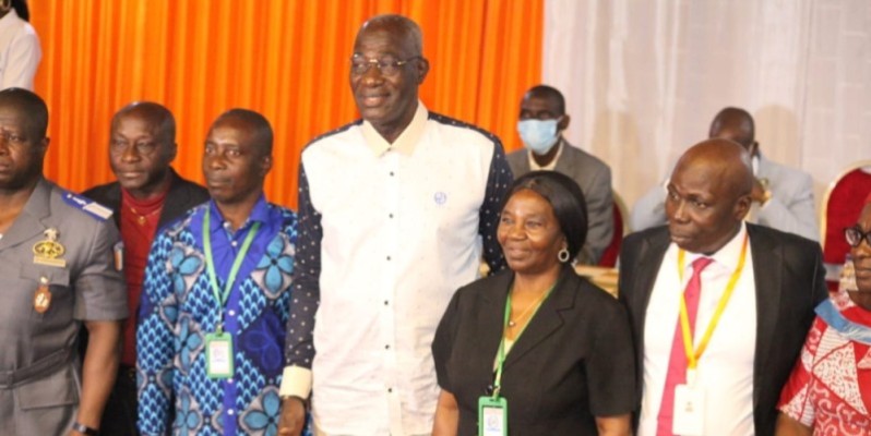 Le député-maire d’Adjamé, Farikou Soumahoro, a investi ses filleuls. (DR)