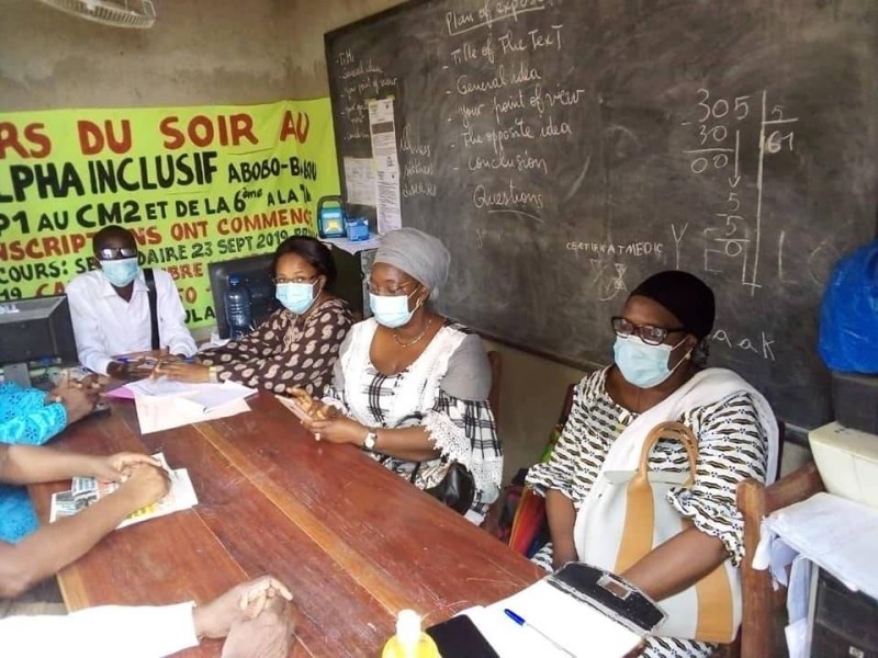 Une classe du Cecalpha-Inclusif