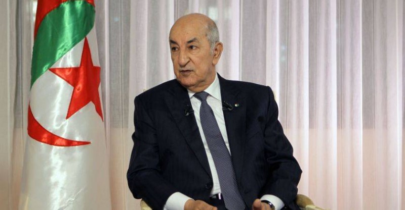Le Président algérien, Abdelmadjid Tebboune