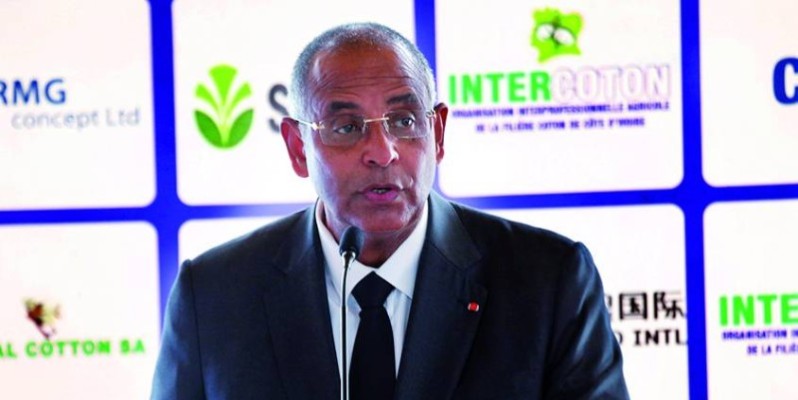 Le nouveau prix du coton a été donné par le Premier ministre, Patrick Achi. (Photo : Sébastien Kouassi)
