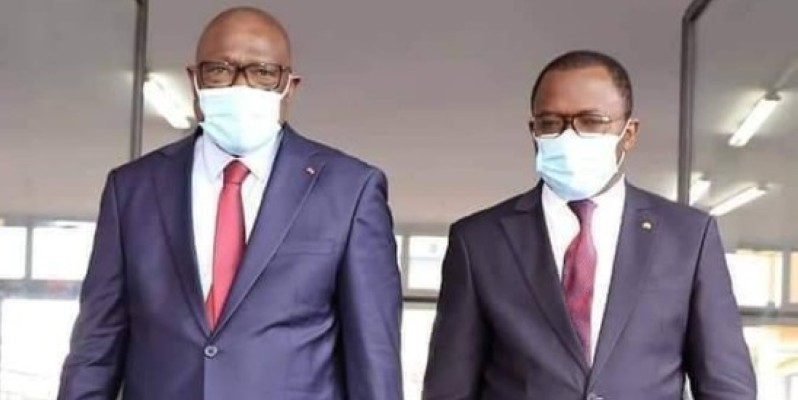 Paulin Claude Danho et François Albert Amichia ne sont pas sur la même longueur d'onde. (DR)
