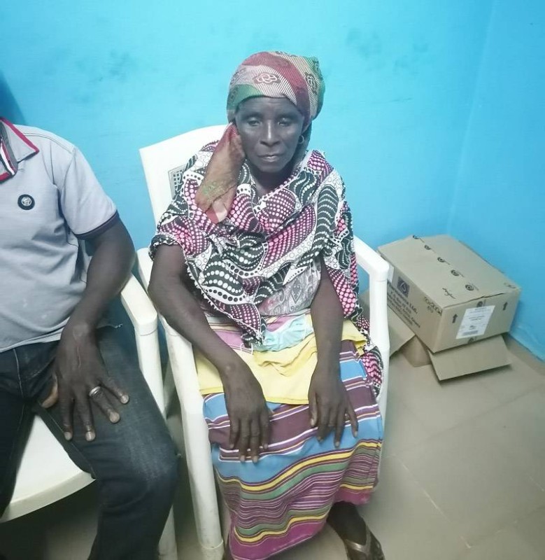 Coulibaly Makoura, 78 ans atteint de la cataracte. (DR)