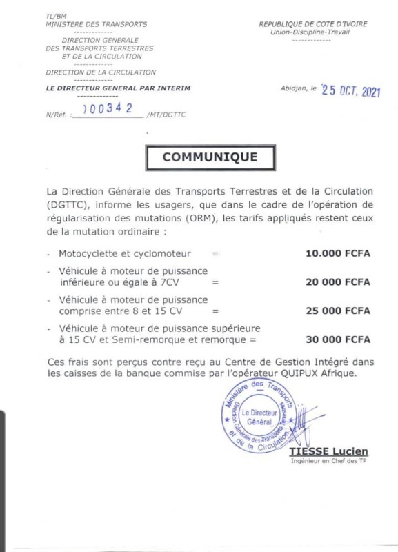 Le fac similé