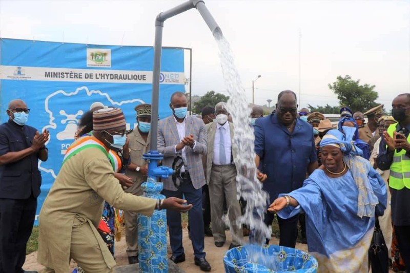 Dans le cadre du "Programme eau pour tous", le ministre de l'Hydraulique sera en tournée dans le District autonome des Savanes précisément dans les régions du Poro et du Tchologo du 28 au 30 Octobre 2021