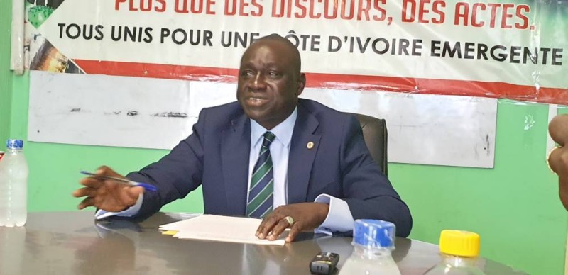Dr Soumahoro Youssouf, le président d’honneur du Mouvement Horizon Rhdp, notre Héritage. 