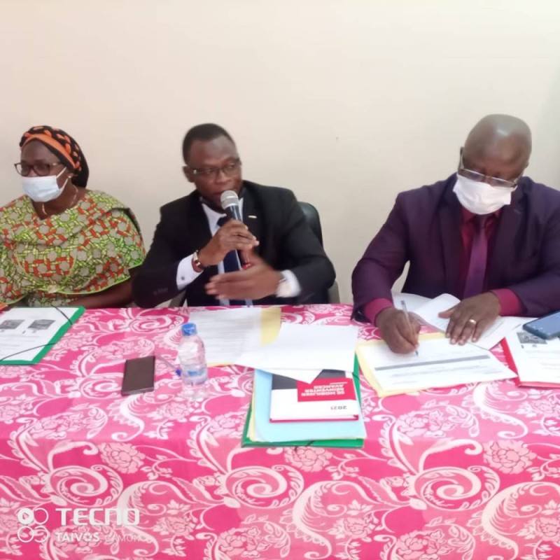Photo DR : Allou Saraka André a sollicité l’implication de tous pour plus d’efficacité dans l’élaboration du plan de formation.