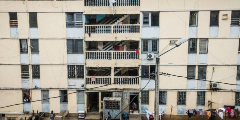 Les immeubles des 220 logements à Adjamé. (DR)