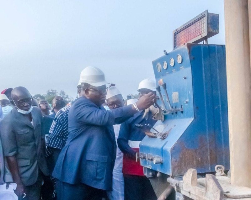Le ministre Laurent Tchagba lors de sa tournée dans le District des Savanes