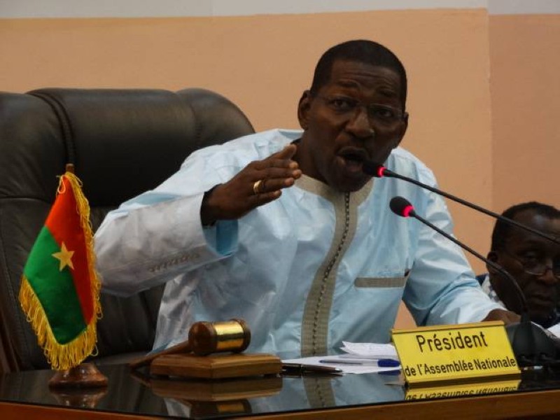 Le président de l'Assemblée nationale du Burkina Faso, Bala Sakandé