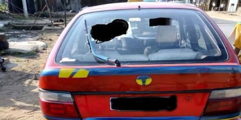 Un taxi compteur victime de casse (DR)