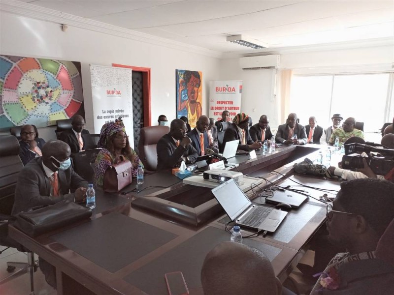 Conférence de presse du Dg du Burida