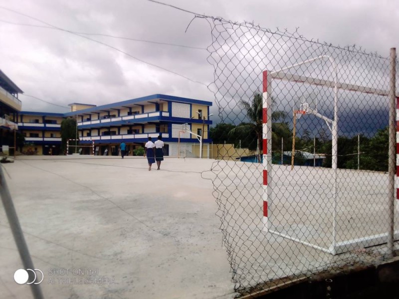 Une vue partielle du complexe sportif