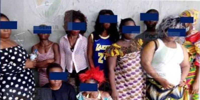Ces femmes interpellées et déférées subiront la rigueur de la loi. (Photo : DGPN)
