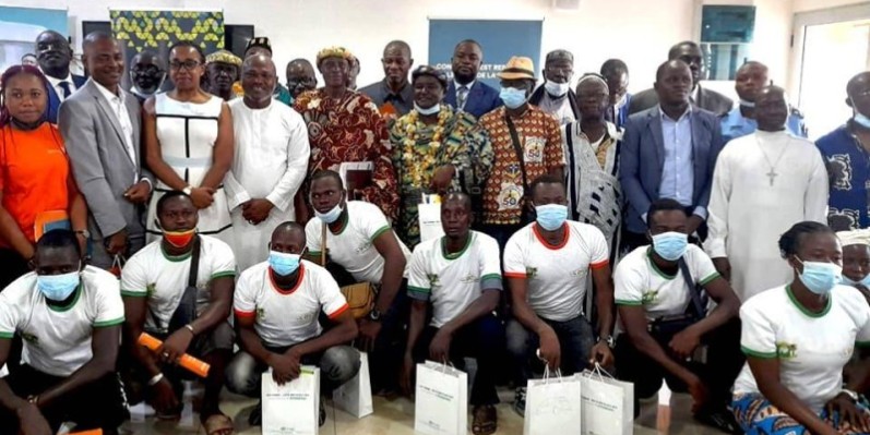 Les acteurs du transport à Bouaké instruits sur le civisme routier. (DR)