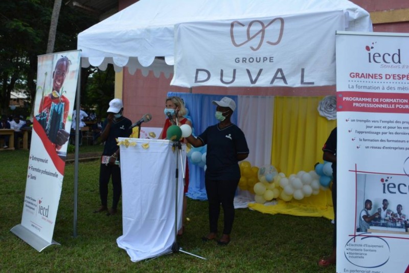Cécile Carrier, secrétaire générale de la fondation Duval, s’est dit très satisfaite du travail accompli. (Dr)