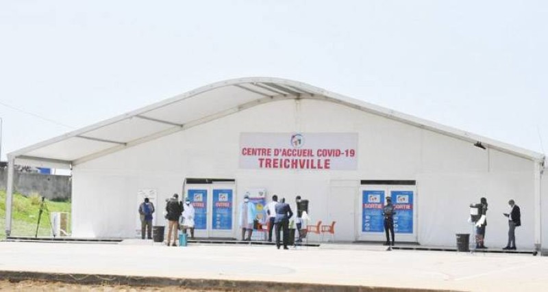 Une vue d'un centre de vaccination du Covid-19. (DR)
