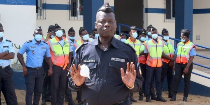 Siaka Dosso recommande à ses hommes la maîtrise des différentes contraventions. (DR