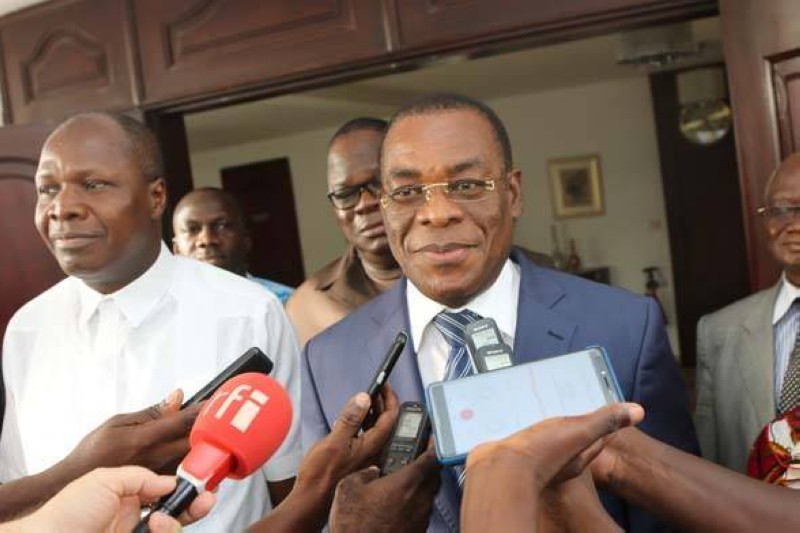 Affi N'Guessan à la fête de l'Udpci. (DR)