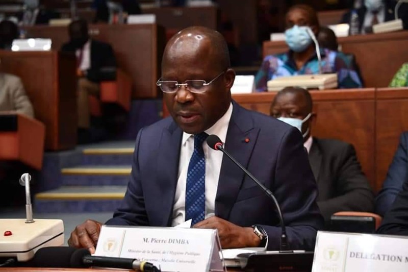Le Ministre de la Santé de l’Hygiène Publique et de la Couverture Maladie Universelle (MSHPCMU), Pierre N'gou Dimba (DR)