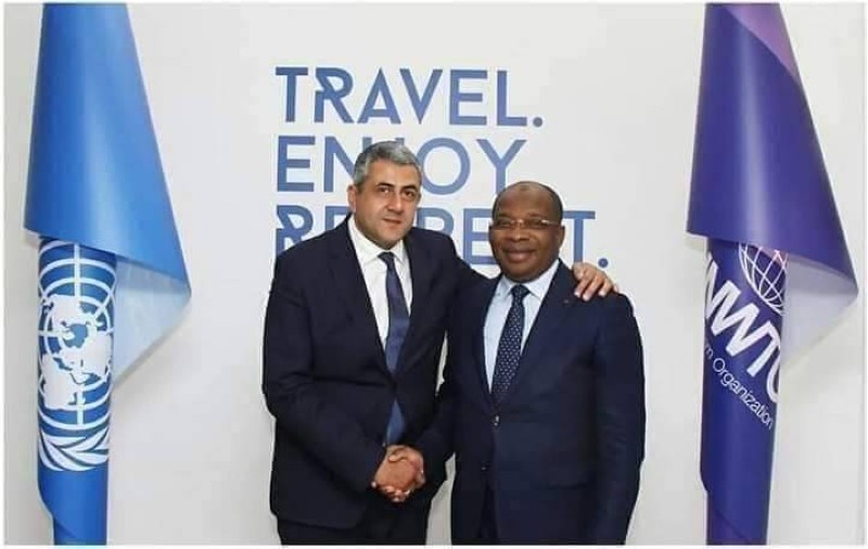 Le ministre Siandou Fofana et Secrétaire général de l'OMT