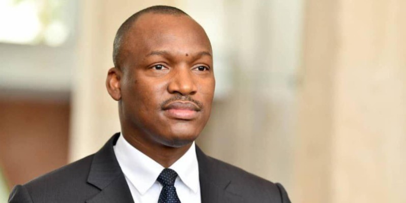 Mamadou Touré, ministre de la Promotion de la jeunesse, de l'Insertion professionnelle et du Service civique. (Dr)