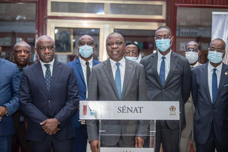 Le ministre Amadou Koné au Sénat