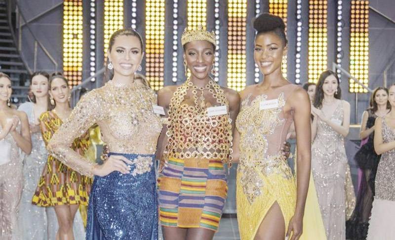 Miss Olivia Yacé (au milieu) est en demi-finale de Miss Monde 2021. (Ph: Dr)