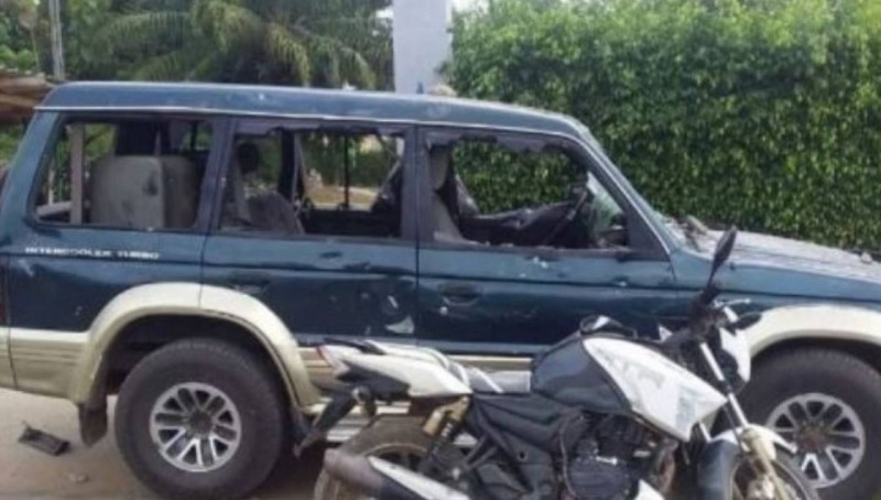 La gendarmerie de Taabo attaquée par des élèves en colère. (Ph: Dr)