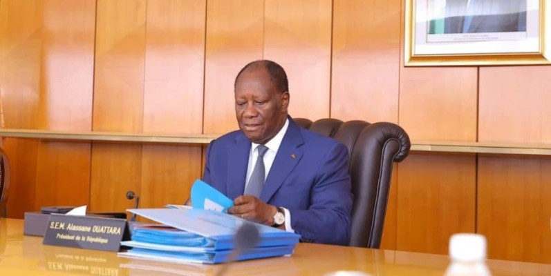 Le Chef de l’État, Alassane Ouattara. (Ph: Dr)