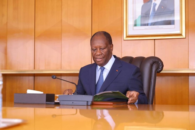 Le Président de la République, Alassane Ouattara