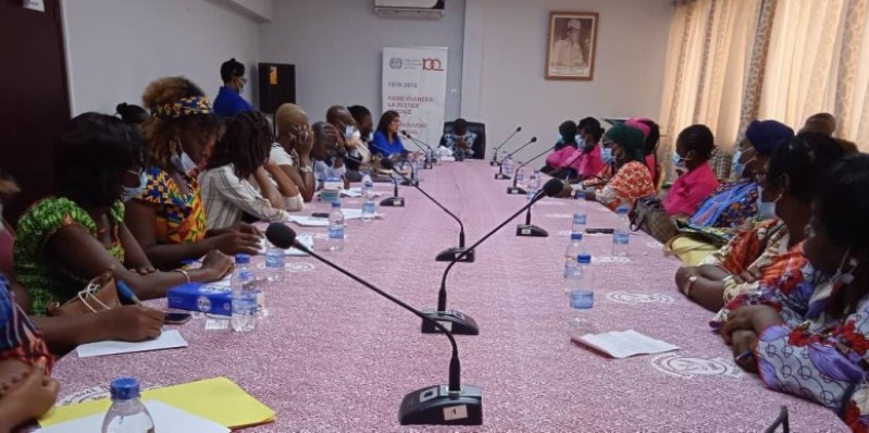 
L’UGTCI sensibilise contre les violences faites aux femmes. (DR)
