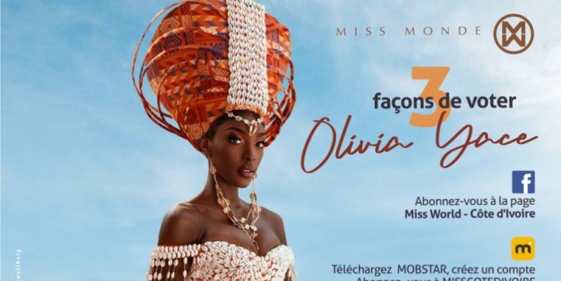 Olivia Yacé déterminée à gagner la finale de miss monde. (DR)