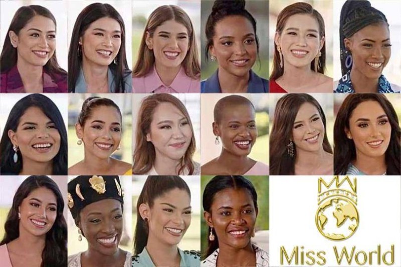 Des candidates à l'élections miss monde 2021. (DR)