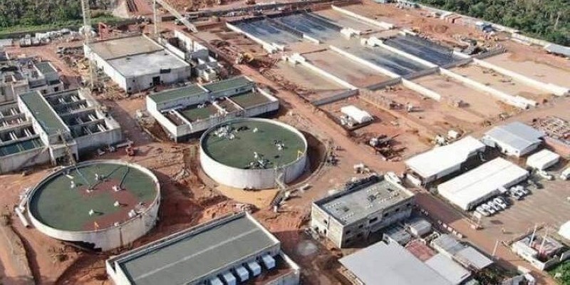 L'usine de production d'eau potable de la Mé (DR)
