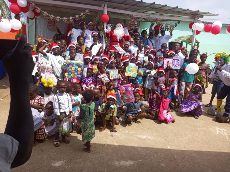 Les enfants et les responsables de l'orphelinat ont exprimé leur reconnaissance aux donateurs (DR)