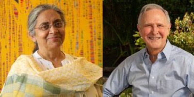 Dr Rukmini Banerji et le Professor Eric A (DR) 