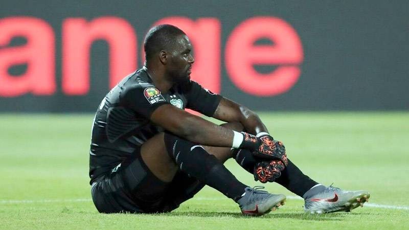 Sylvain Gbohouo, le gardien de but de la sélection de Côte d'Ivoire. (Ph: Dr)