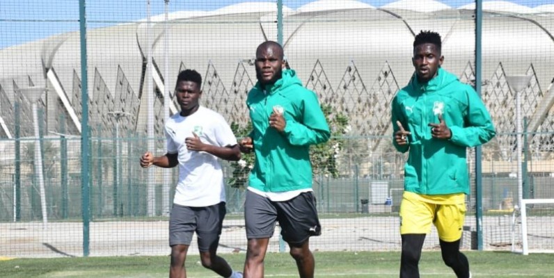 Konaté, Kessié et Cissé Karim se sont rapidement mis au travail. (Ph: Dr)