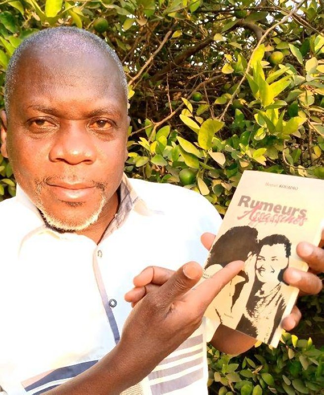 L'auteur Homan Kouadio et son œuvre.