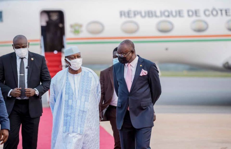Alassane Ouattara à Accra