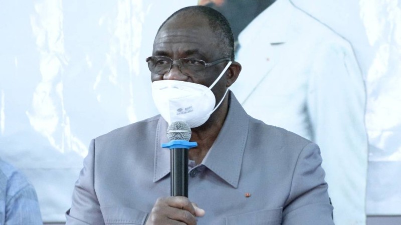 Pr Maurice Kakou Guikahué, Secrétaire exécutif en chef du Pdci-Rda. (Ph: Dr)