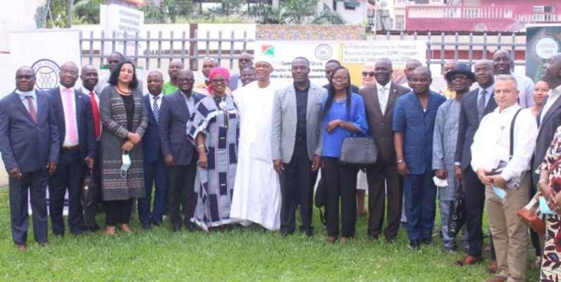 Le Fsa et la Fipme signent une convention pour l’émergence du tissu des Pme de la Côte d’Ivoire. (Bavane)