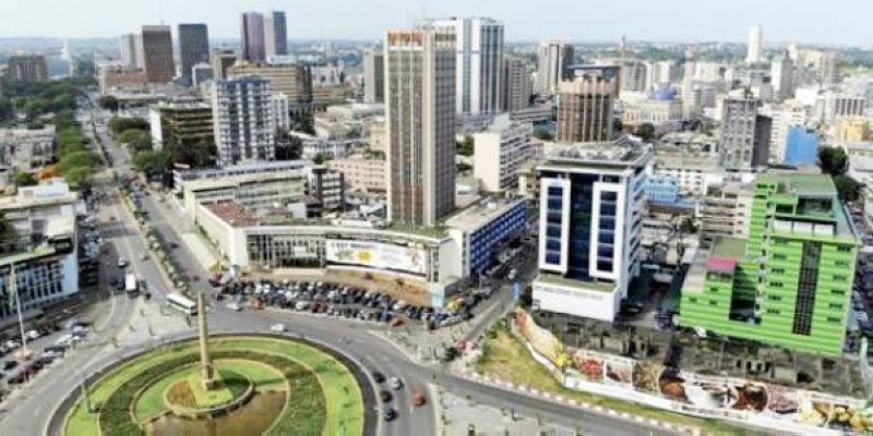 Une vue du Plateau (Abidjan). (Dr)