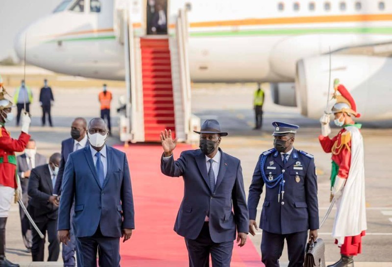 Alassane Ouattara à son retour