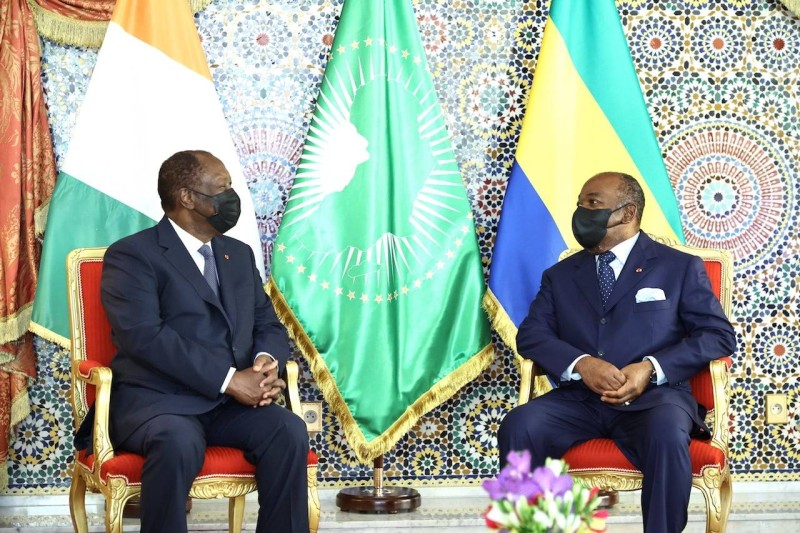 Alassane Ouattara s'est entretenu avec son homologue Gabonais Ali Bongo